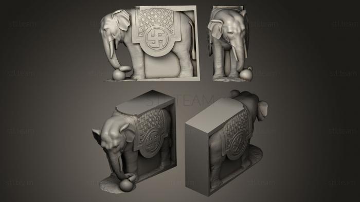3D модель Карлсберг Слон (STL)